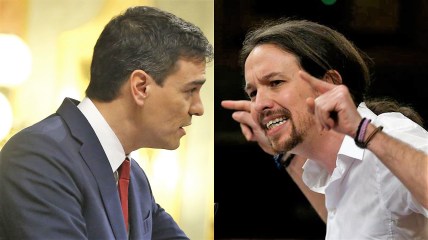 Pedro Sanchez y Pablo Iglesias